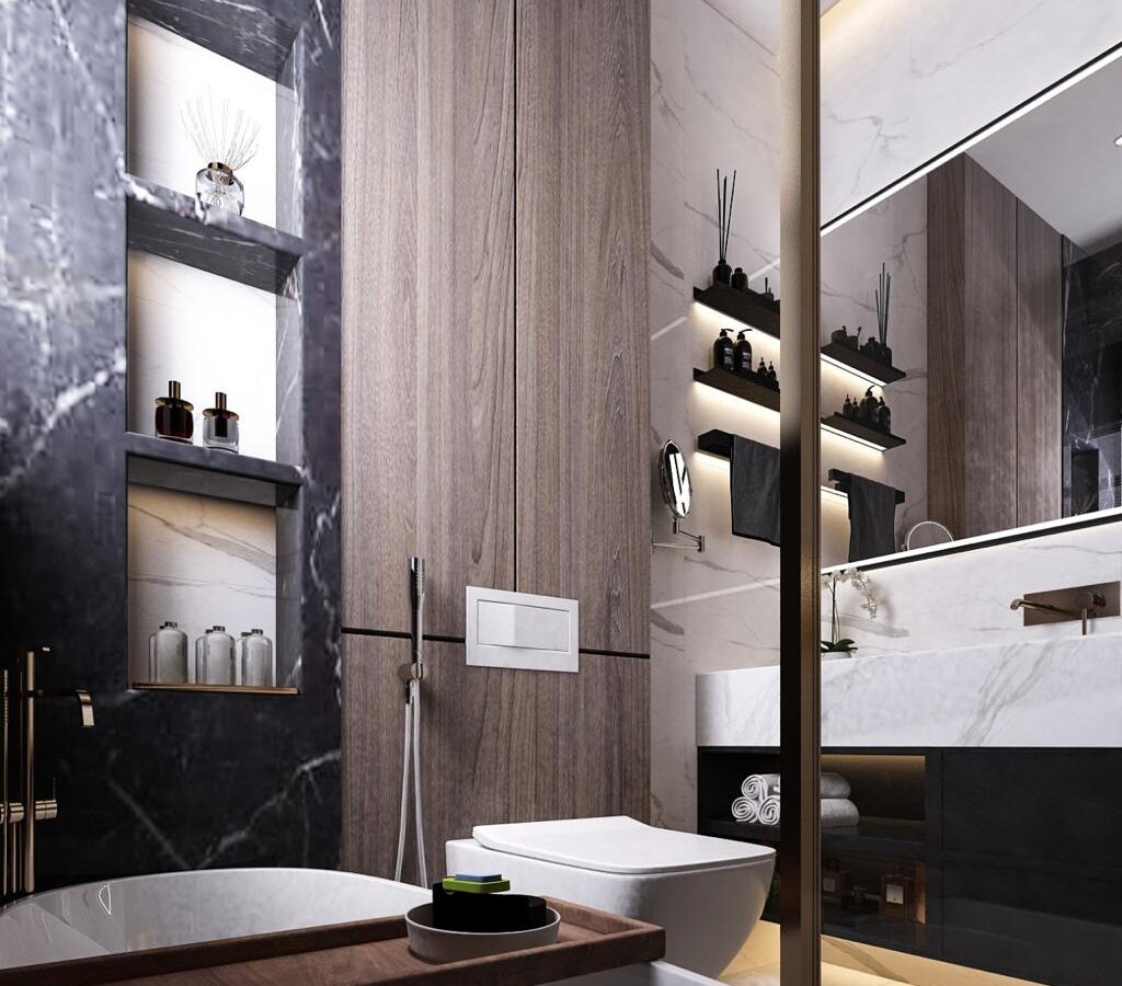 Lotus - Master Toilet - New Cairo Residence