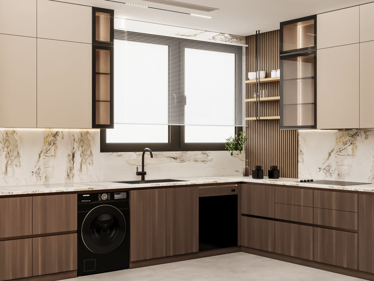 Villa - Kitchen - Hyde Park New Cairo