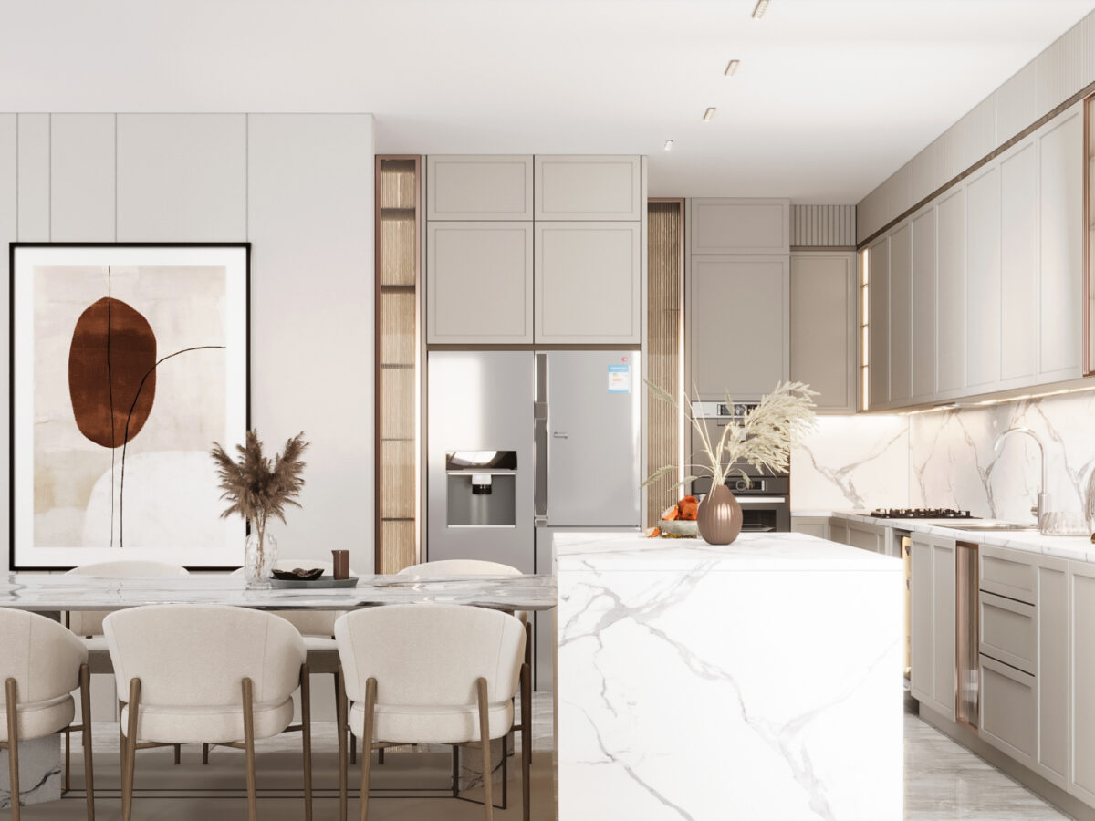 Apartment - Kitchen - Hyde Park New Cairo