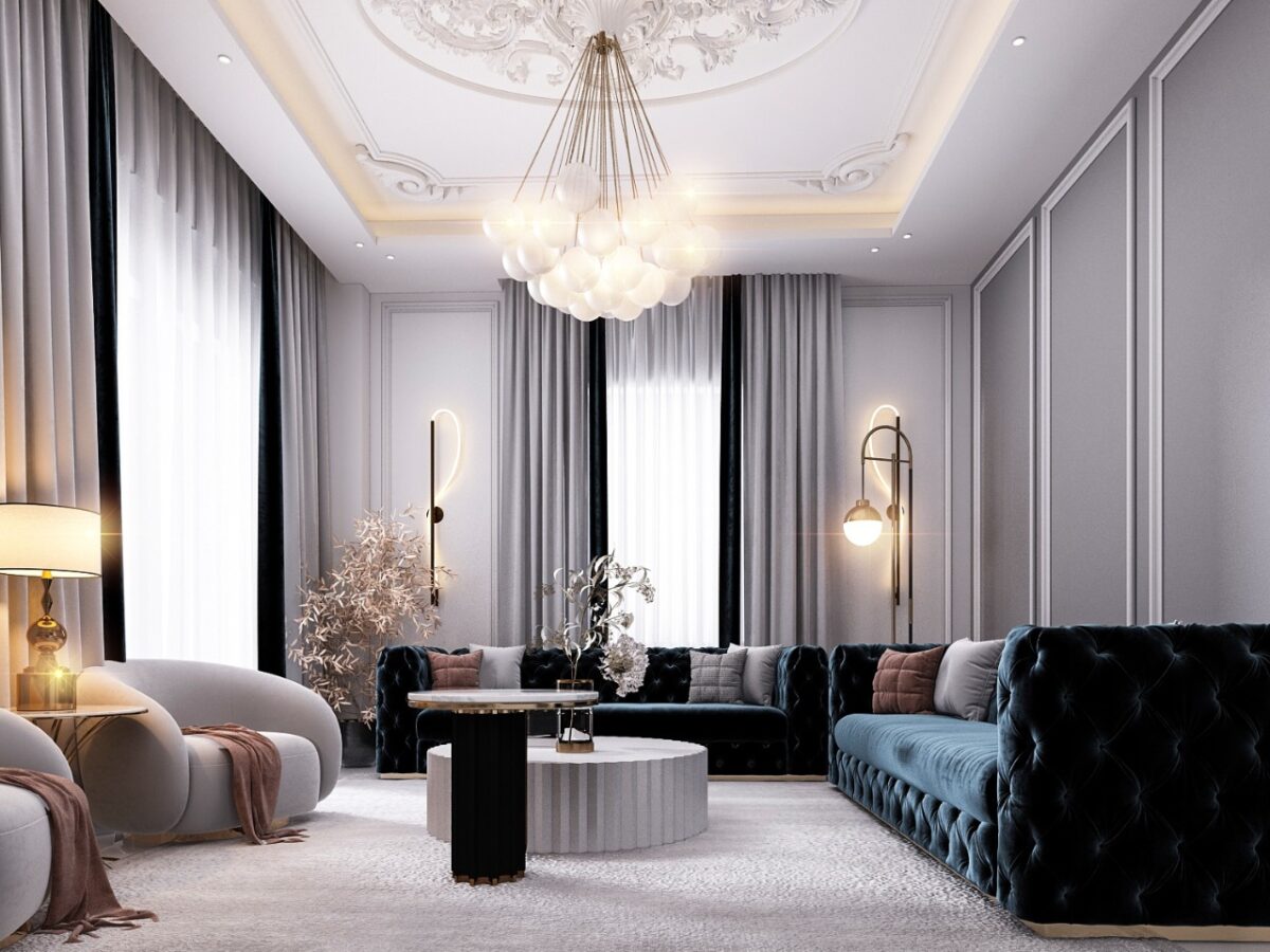 Lotus - Reception & Dinning - New Cairo Residence