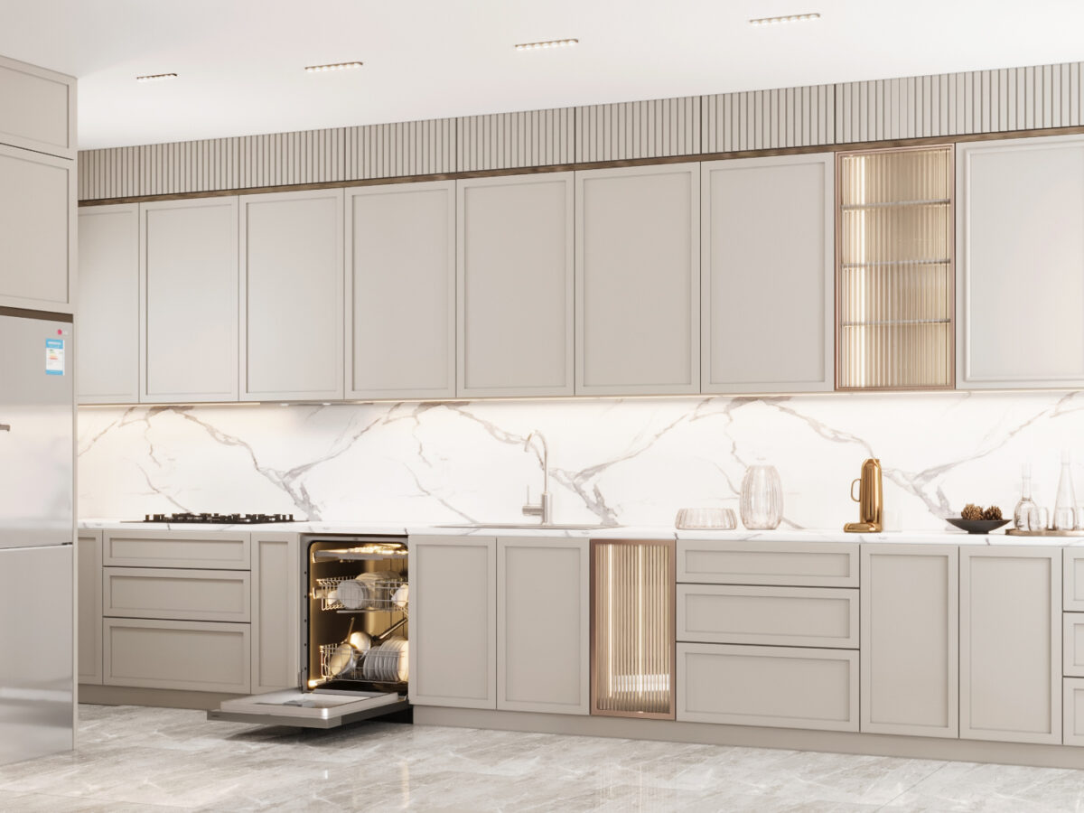 Apartment - Kitchen - Hyde Park New Cairo