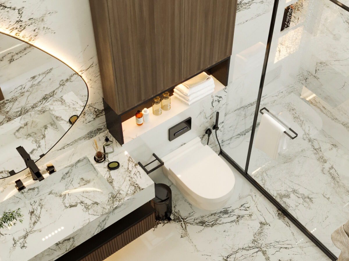 Apartment - Master Toilet - Hyde Park New Cairo