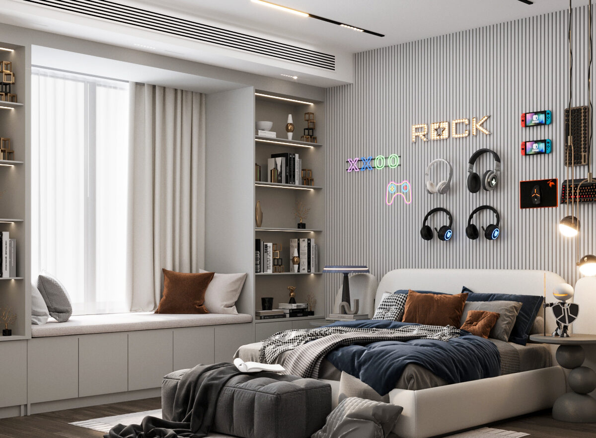 Apartment - Boy Room - Hyde Park New Cairo