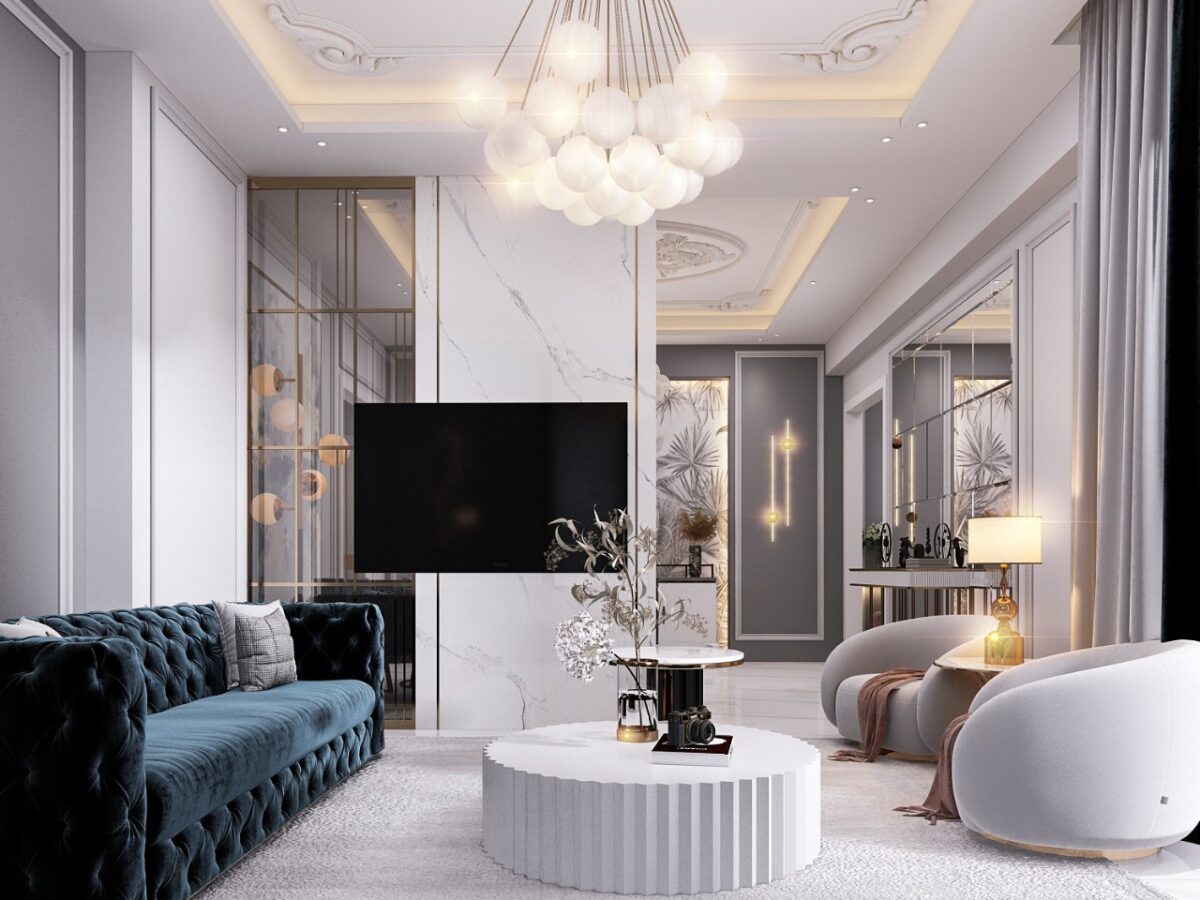 Lotus - Reception & Dinning - New Cairo Residence