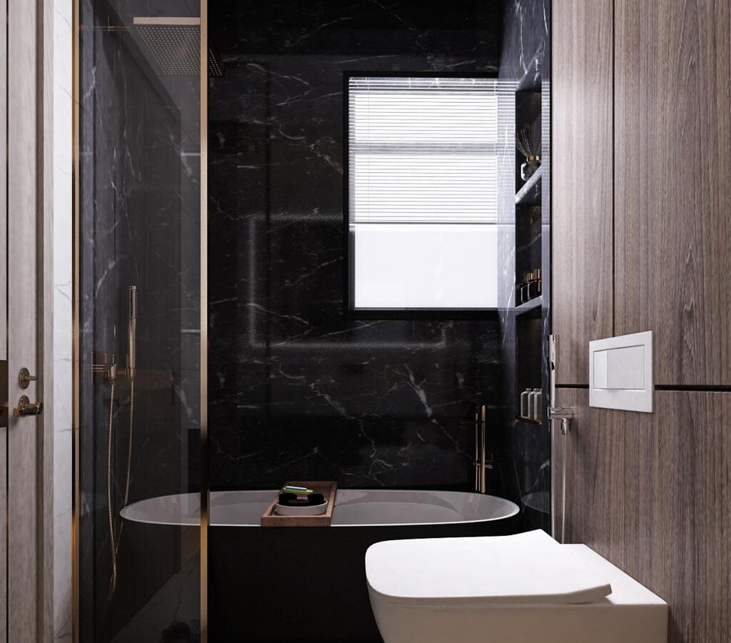 Lotus - Master Toilet - New Cairo Residence