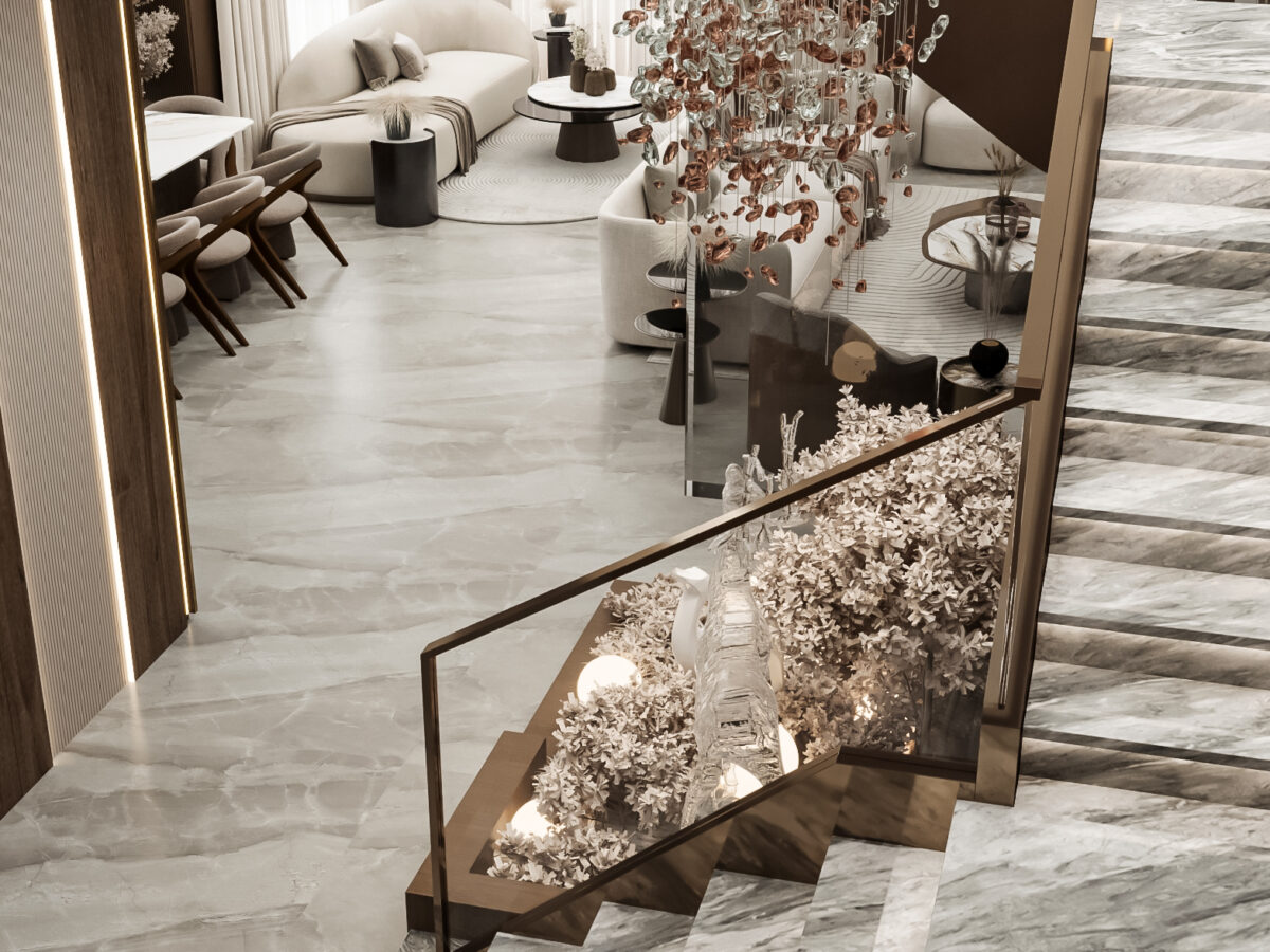 Villa - Reception & Dinning - Hyde Park New Cairo