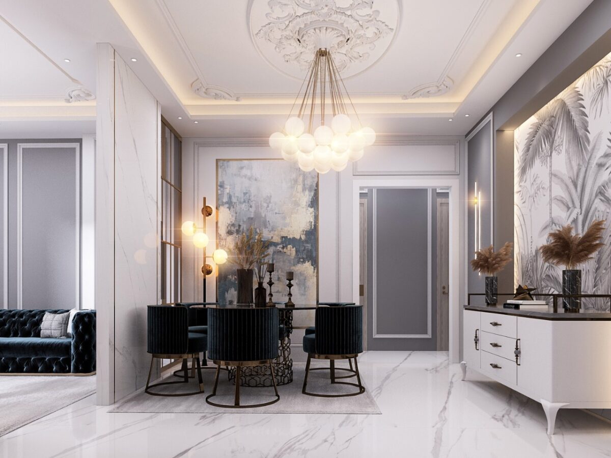 Lotus - Reception & Dinning - New Cairo Residence