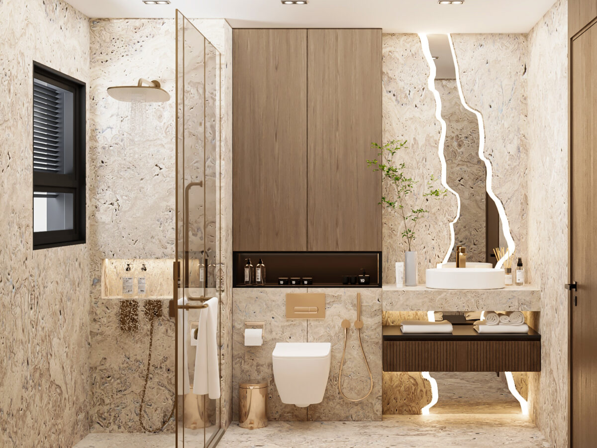 Villa - Master Toilet - Hyde Park New Cairo