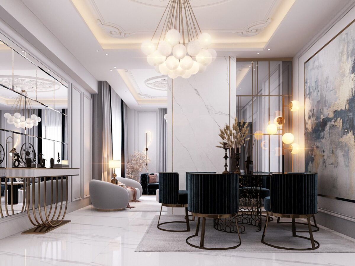 Lotus - Reception & Dinning - New Cairo Residence