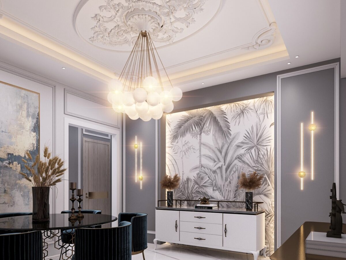 Lotus - Reception & Dinning - New Cairo Residence
