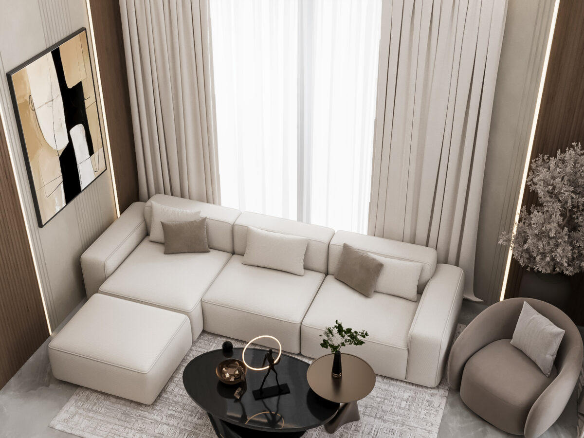 Villa - Living Room - Hyde Park New Cairo