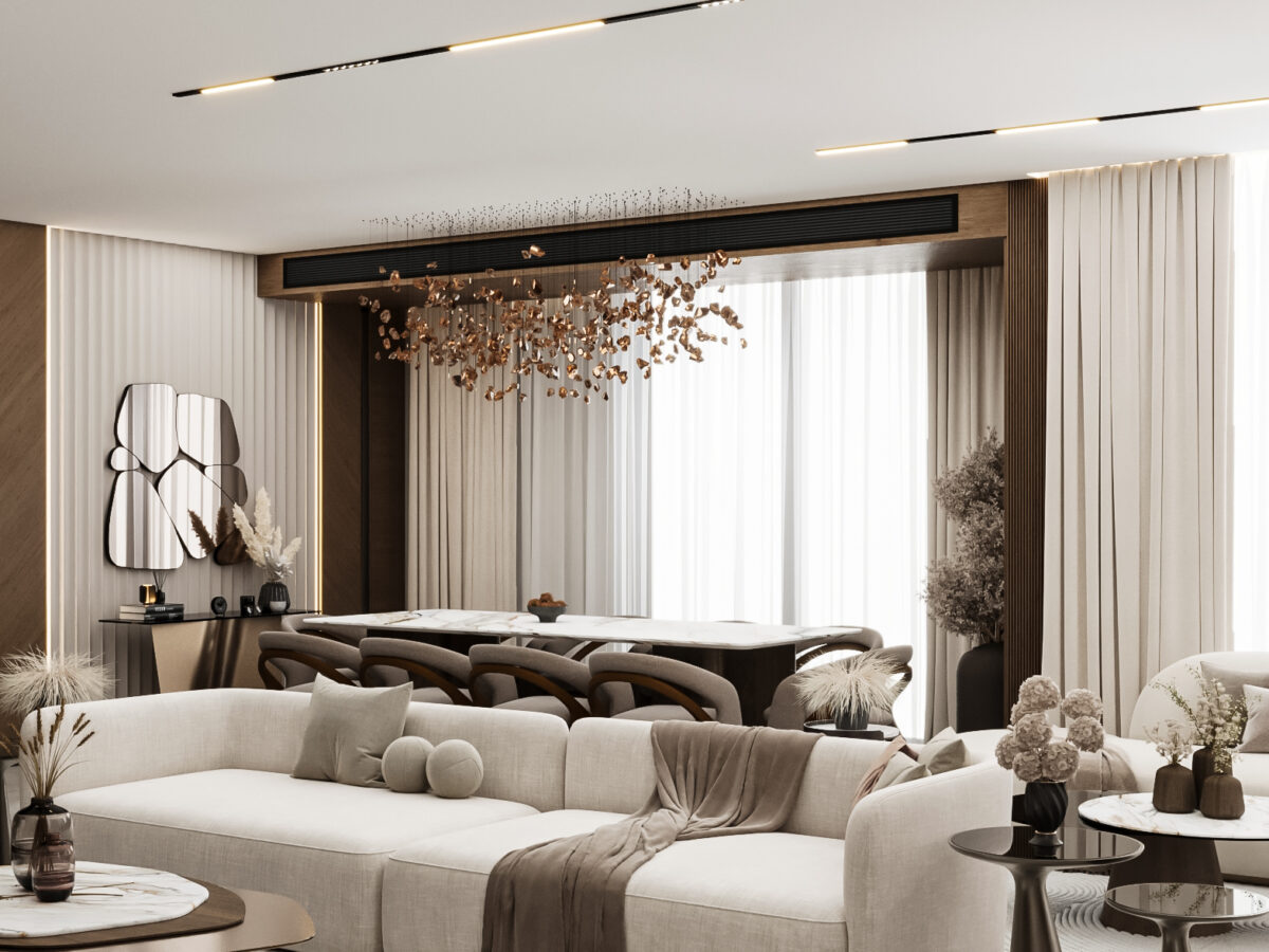 Villa - Reception & Dinning - Hyde Park New Cairo