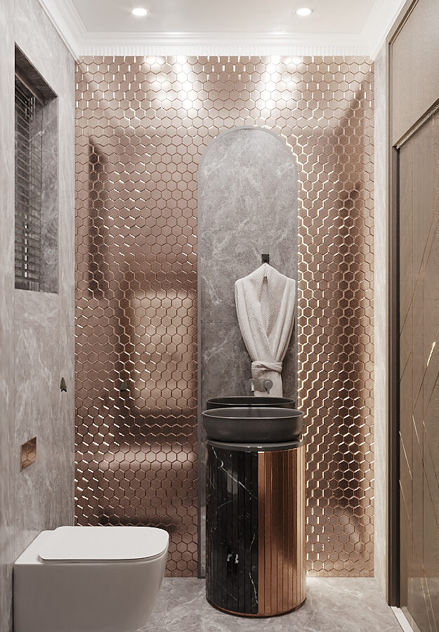 Dublex - Guest Toilet - Hyde Park New Cairo