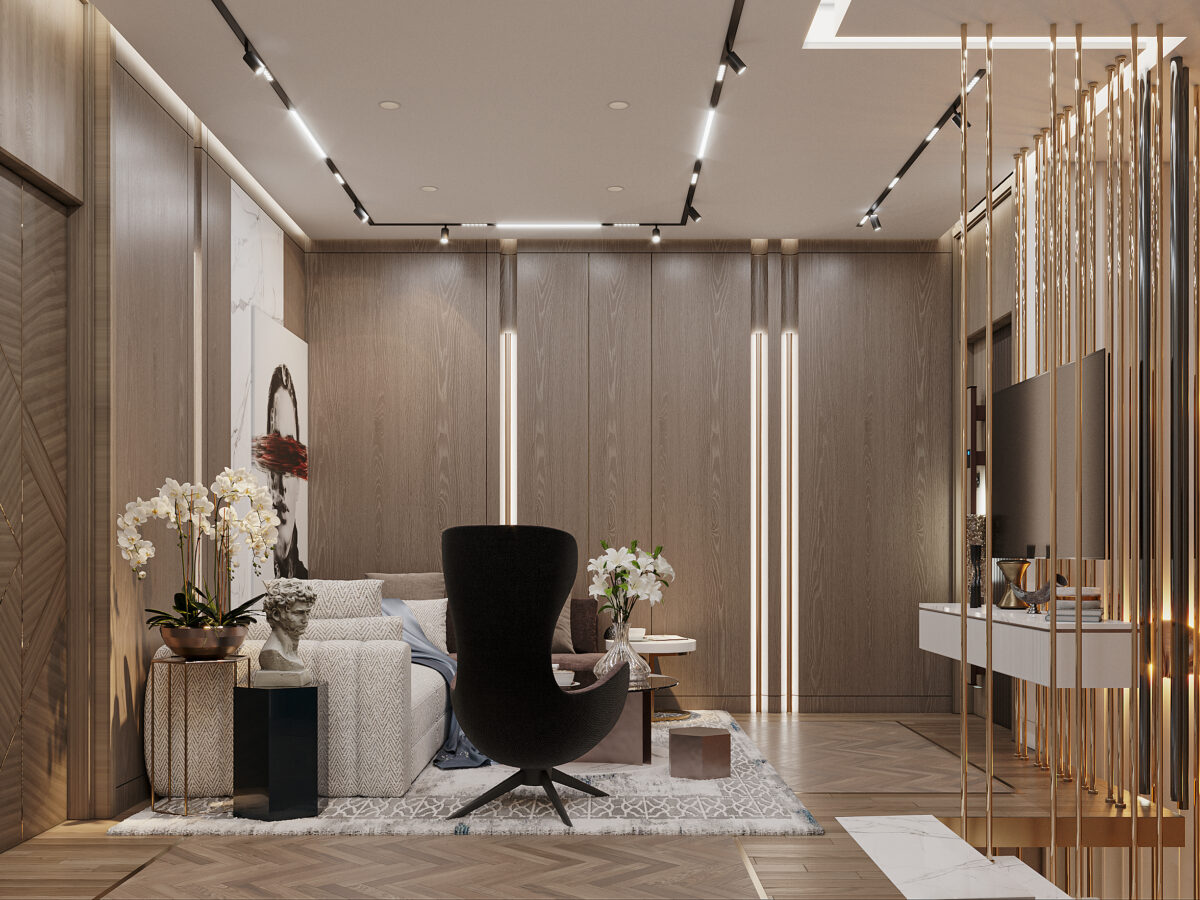 Dublex - Living Room - Hyde Park New Cairo