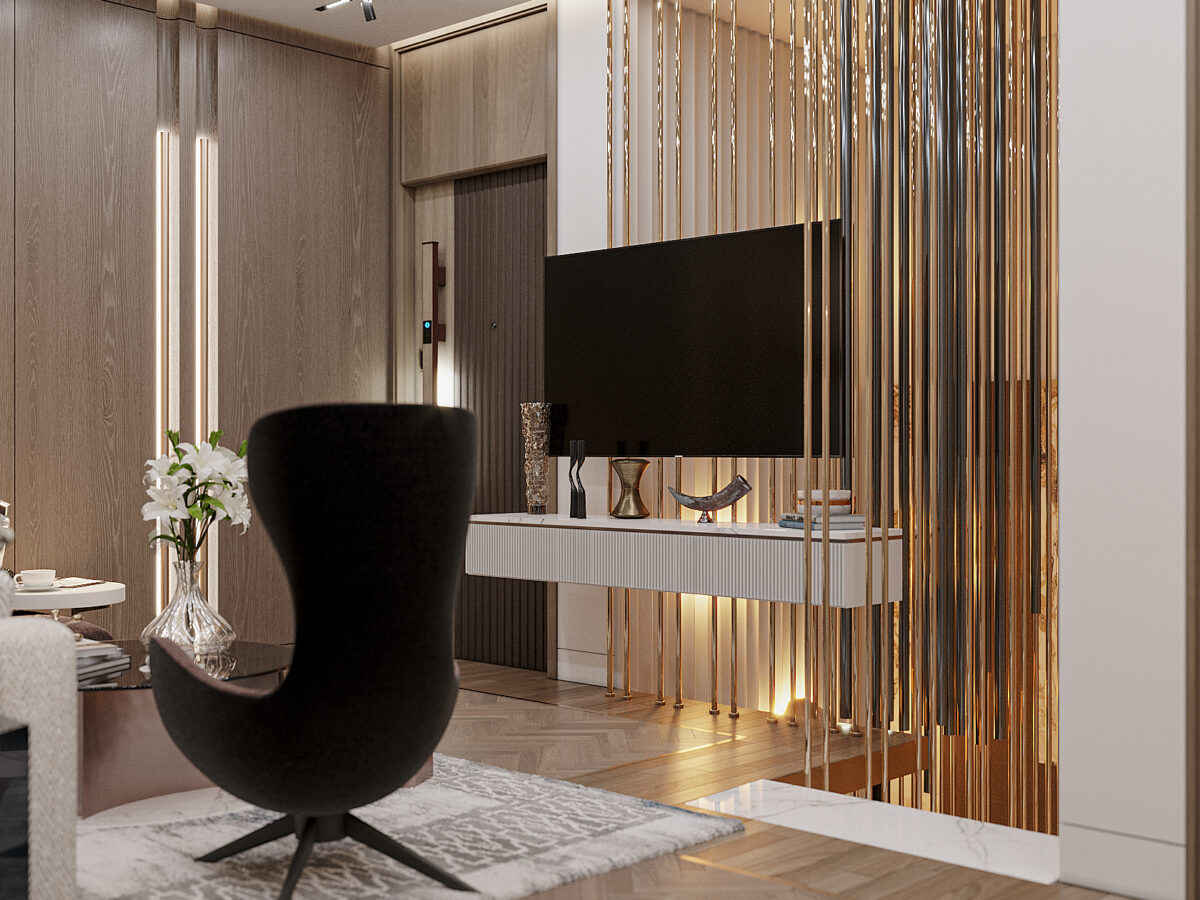 Dublex - Living Room - Hyde Park New Cairo