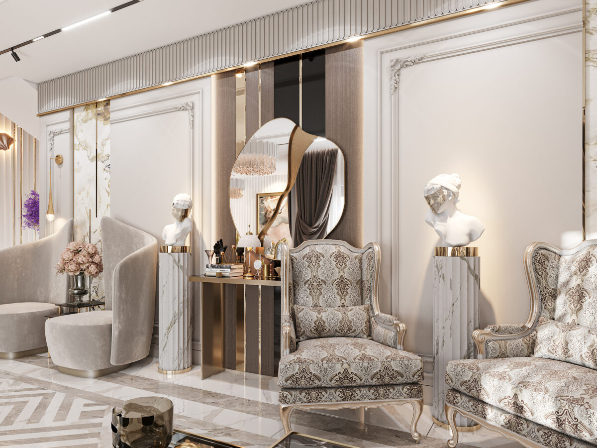 Dublex - Reception & Dinning - Hyde Park New Cairo