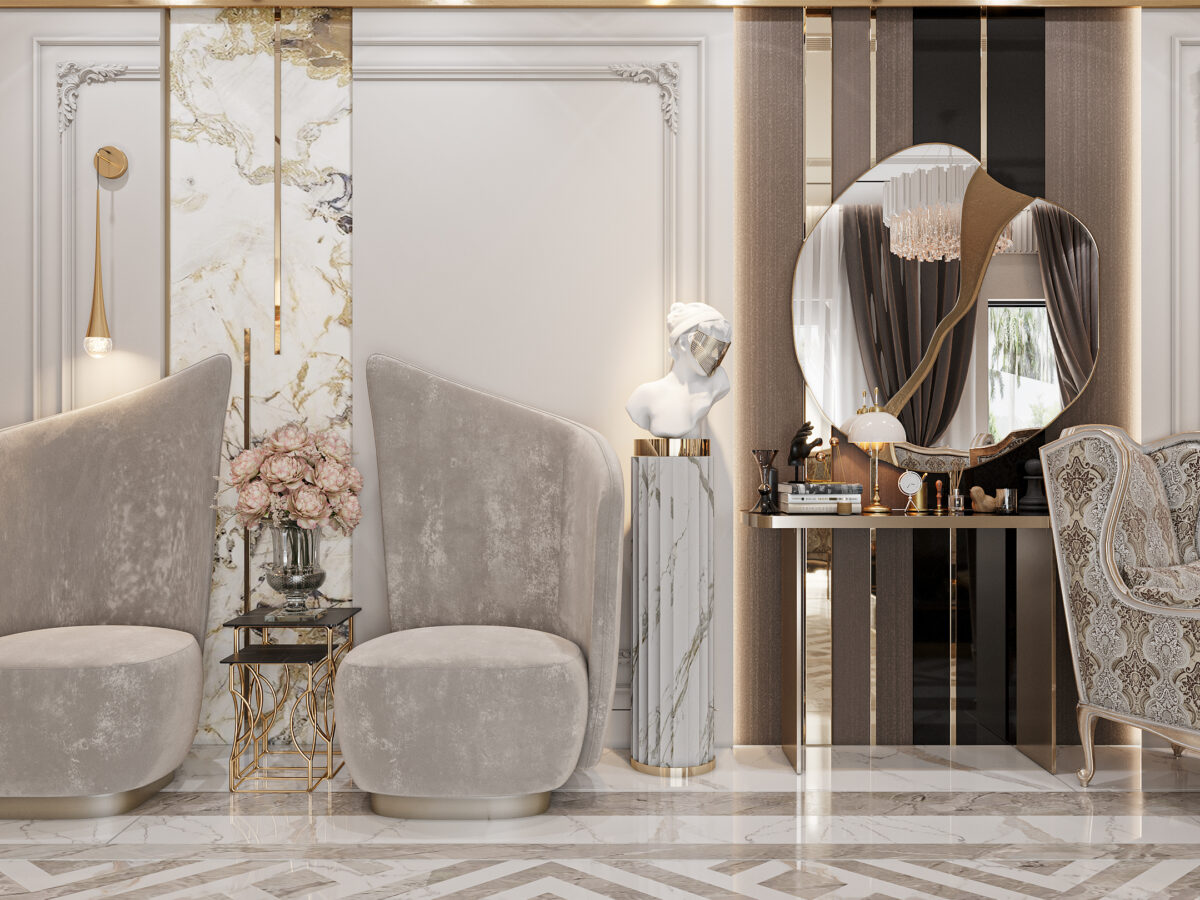 Dublex - Reception & Dinning - Hyde Park New Cairo