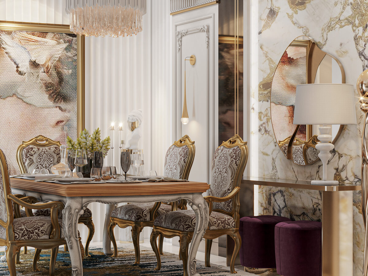 Dublex - Reception & Dinning - Hyde Park New Cairo